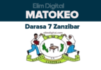 Zanzibar Matokeo Darasa la Saba 2024/2025