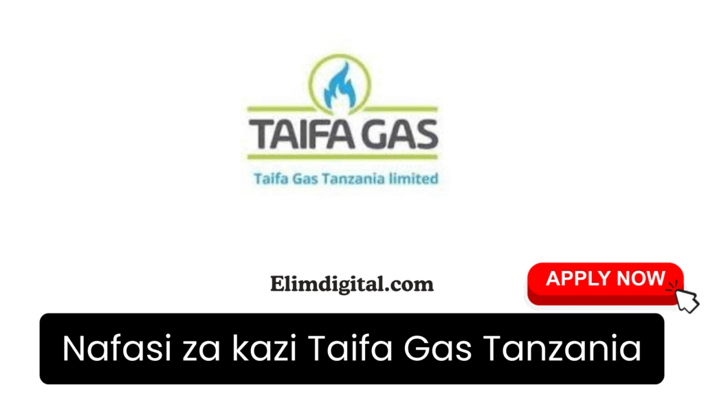Nafasi za kazi Taifa Gas Tanzania